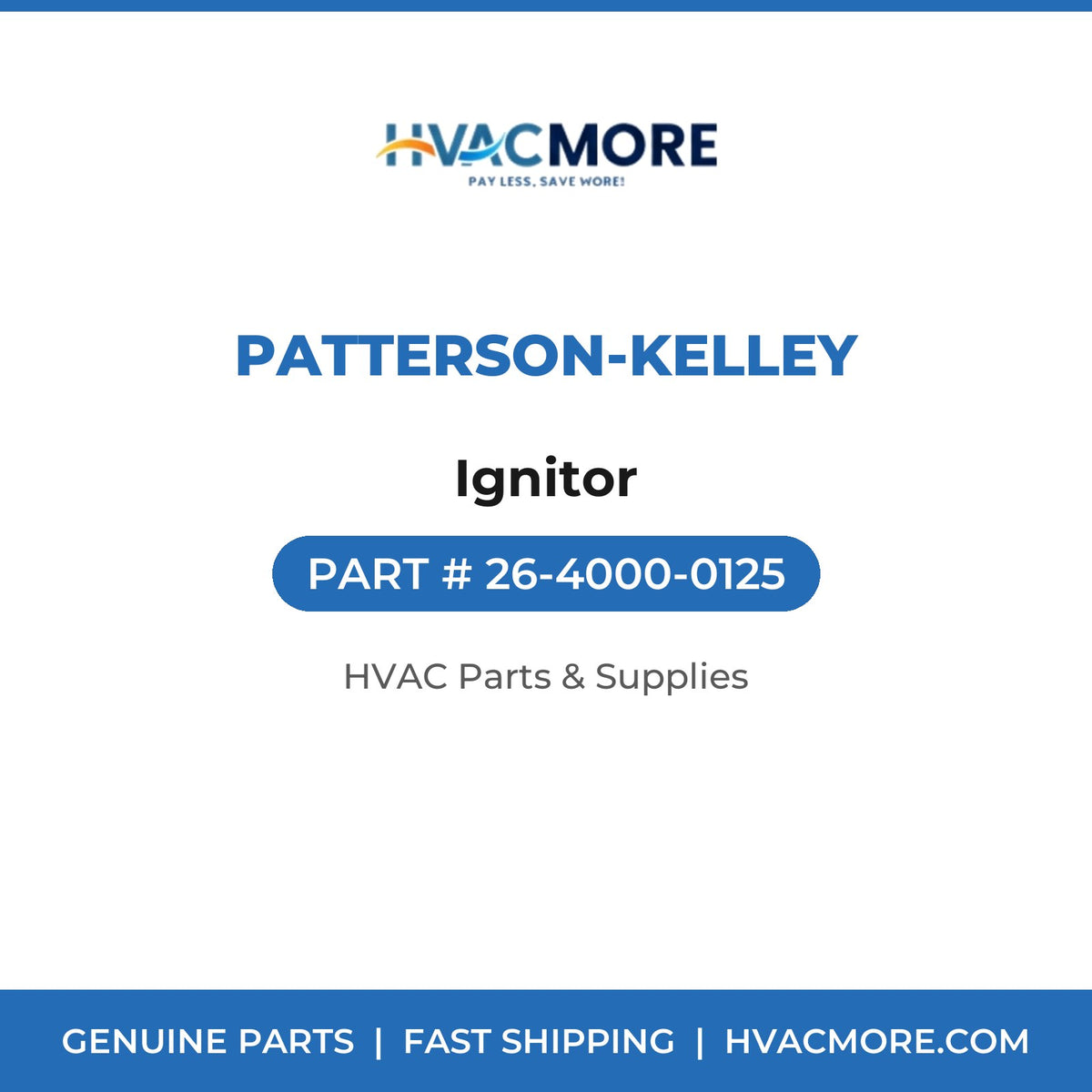 Patterson-Kelley Ignitor 26-4000-0125