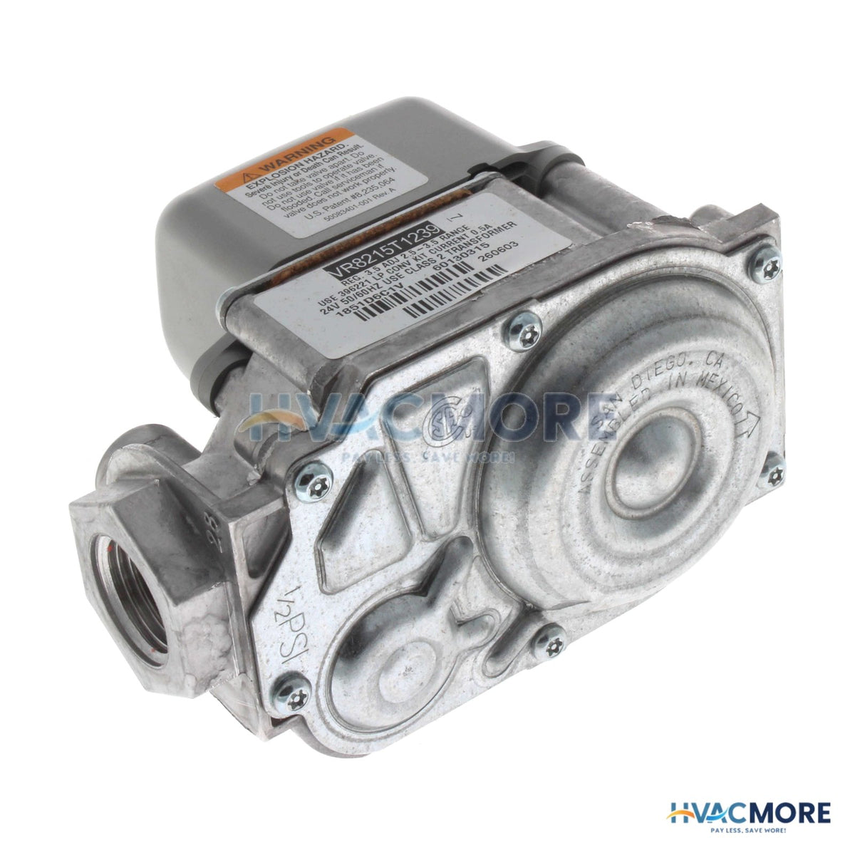 Reznor 1/2" Single Stage Gas Valve (NG) 260603