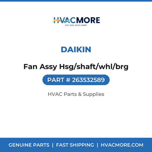 Daikin Fan Assy Hsg/shaft/whl/brg 263532589