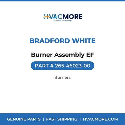 Bradford White Burner Assembly EF 265-46023-00