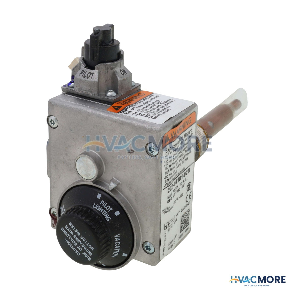 Bradford White Gas Valve - WR NAT (FVIR) Boxed SVC 265-46181-02
