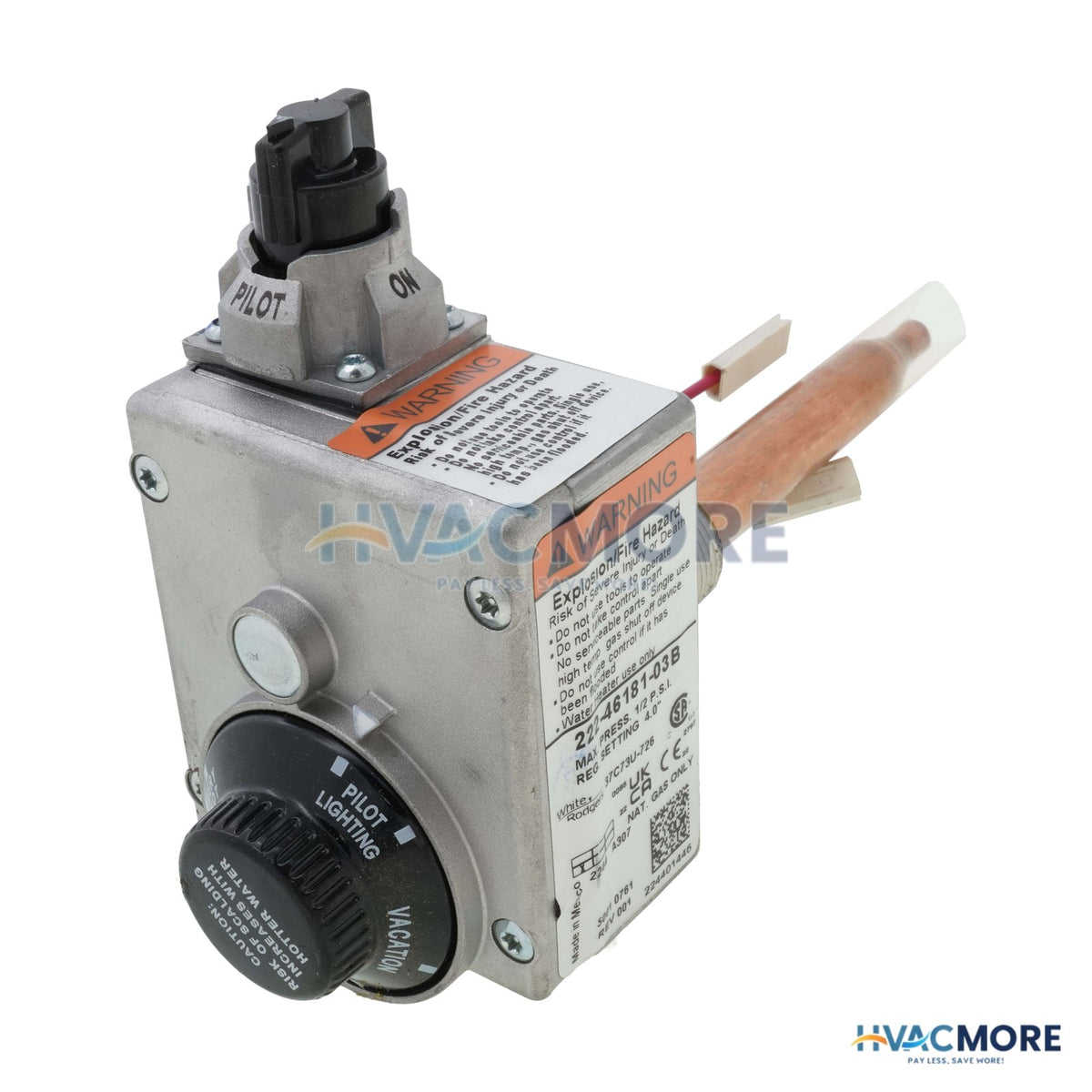 Bradford White Natural Gas Valve 265-46181-03