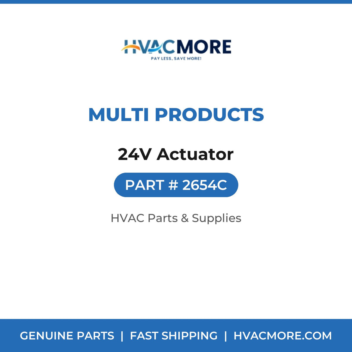 Multi Products 24V Actuator 2654C