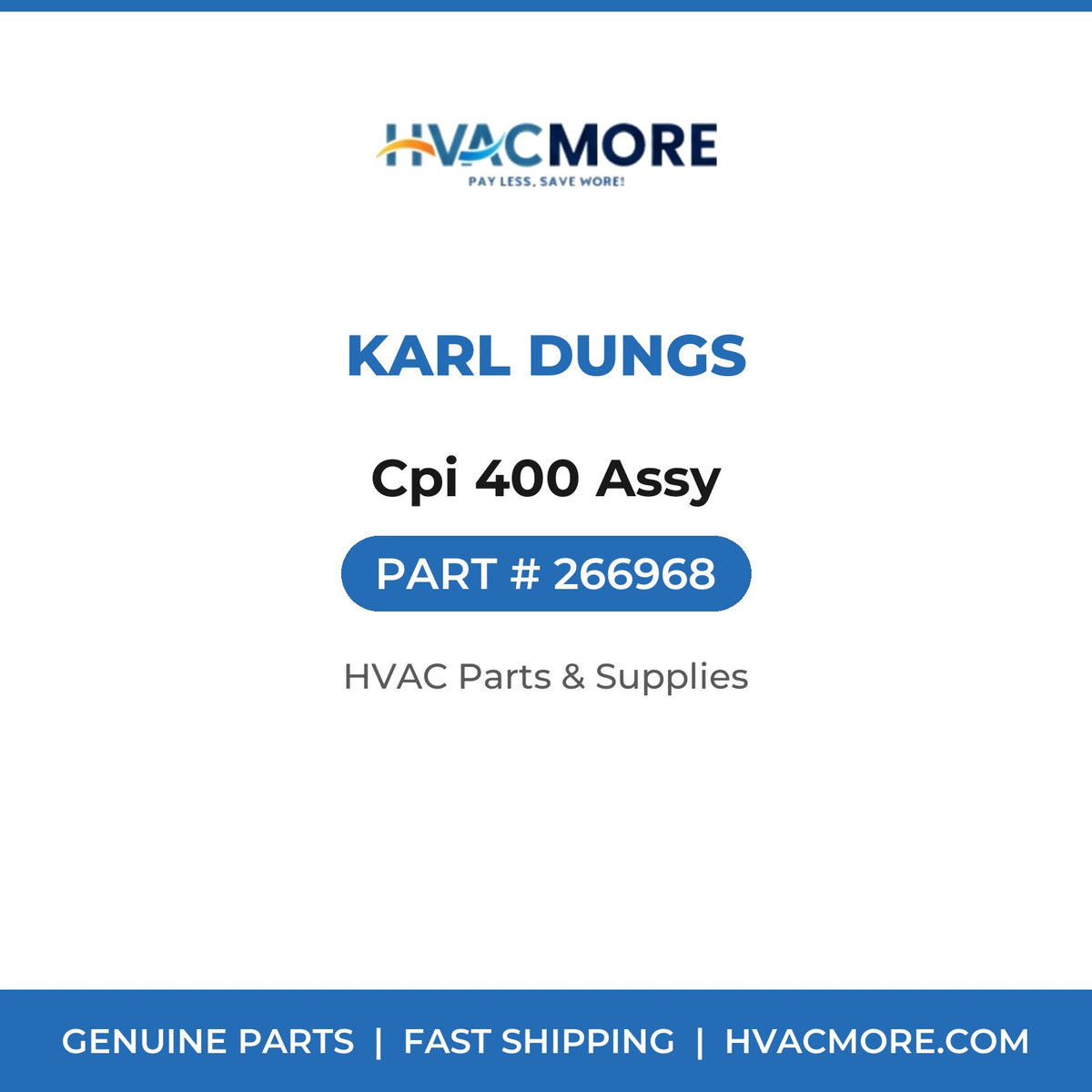 Karl Dungs Cpi 400 Assy 266968