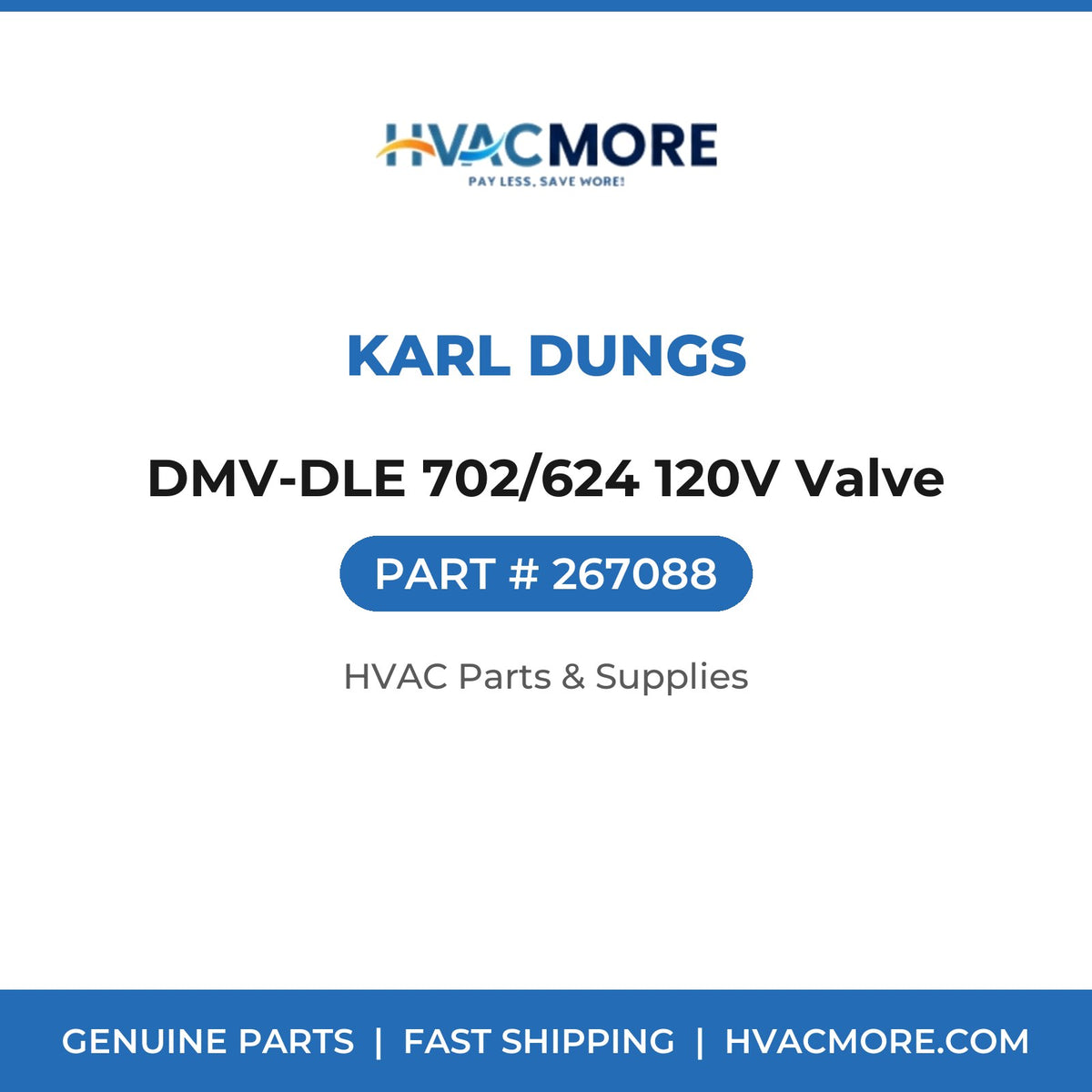 Karl Dungs DMV-DLE 702/624 120V Valve 267088