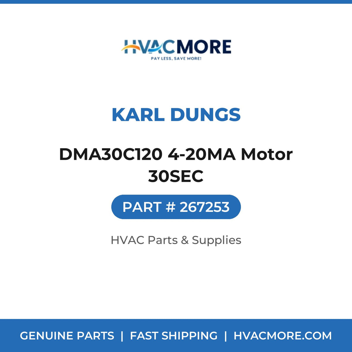 Karl Dungs DMA30C120 4-20MA Motor 30SEC 267253