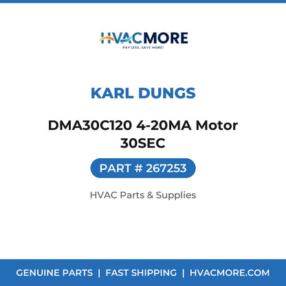 Karl Dungs DMA30C120 4-20MA Motor 30SEC 267253