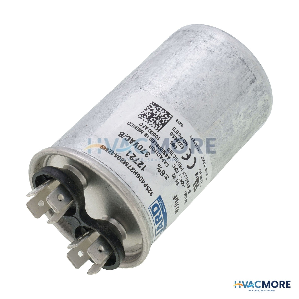 Lennox 40 MFD Round Run Capacitor (370V) 26W38