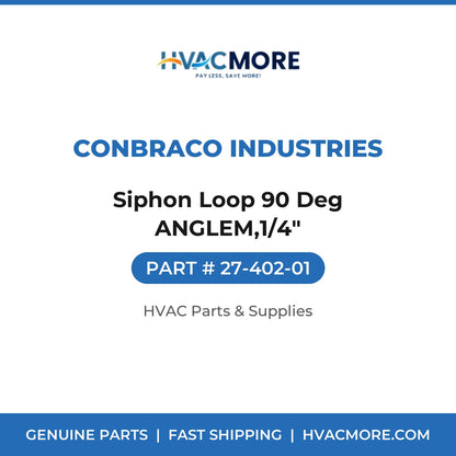 Conbraco Industries Siphon Loop 90 Deg ANGLEM,1/4" 27-402-01