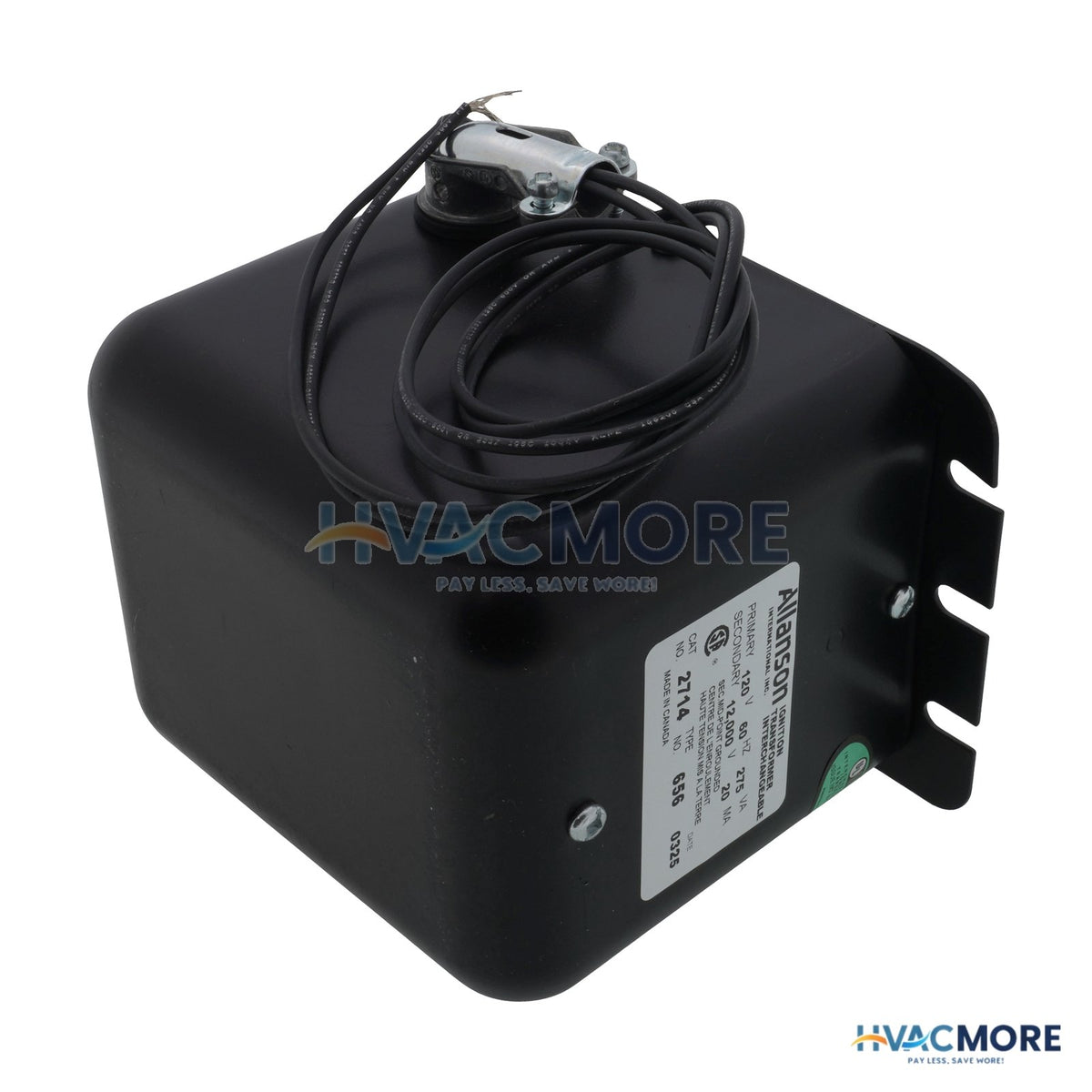 Allanson Ignition Transformer for Beckett Burner, 120V 2714-656