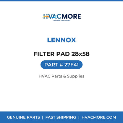 Lennox FILTER PAD 28x58 27F41