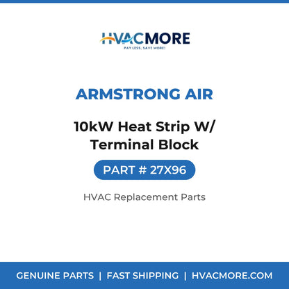Armstrong Air 10kW Heat Strip W/ Terminal Block 27X96