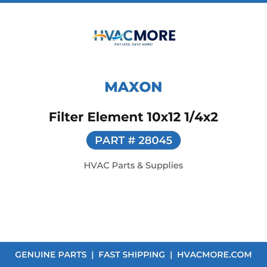Maxon Filter Element 10x12 1/4x2 28045