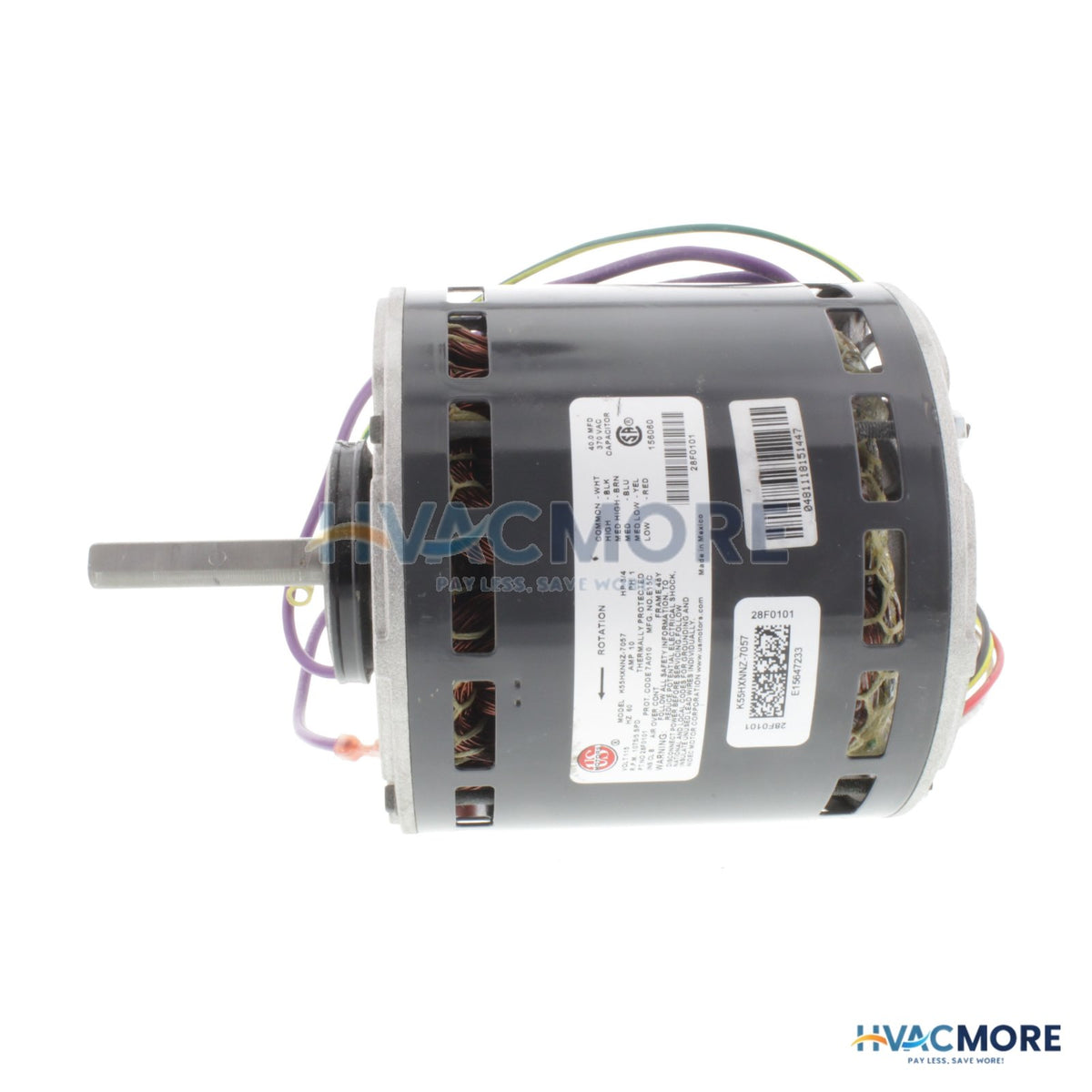 Lennox 3/4 HP 1 Phase Fan Motor (115V) 28F01
