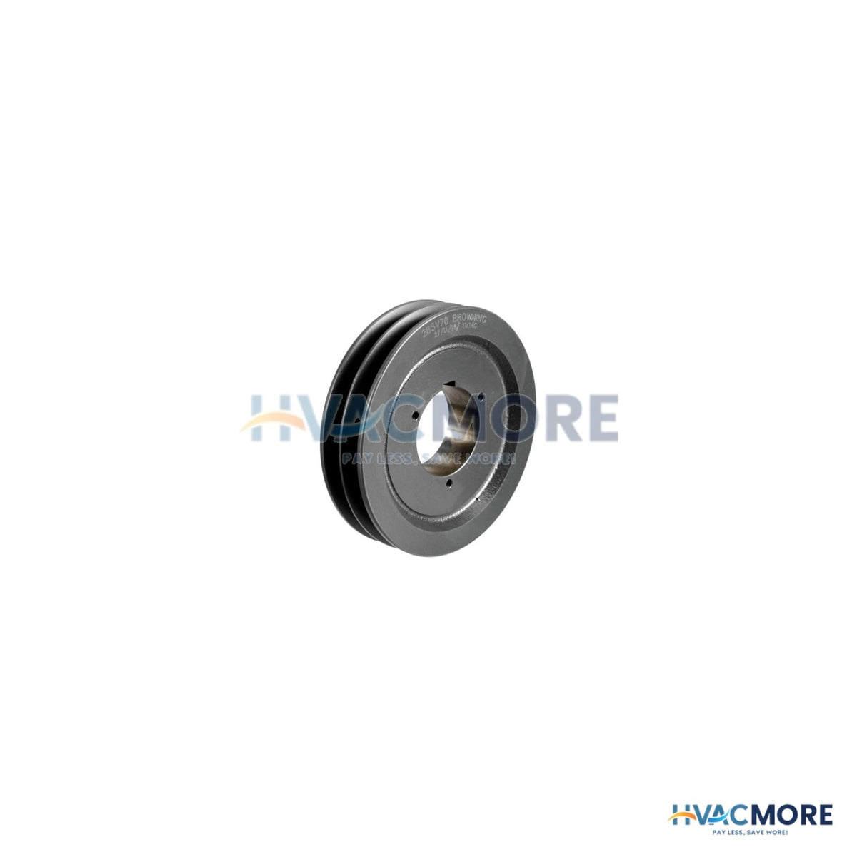 Browning 2 Groove Cast Iron Split Taper Sheave, A, B, 5V Belt, 7.28" OD 2B5V70