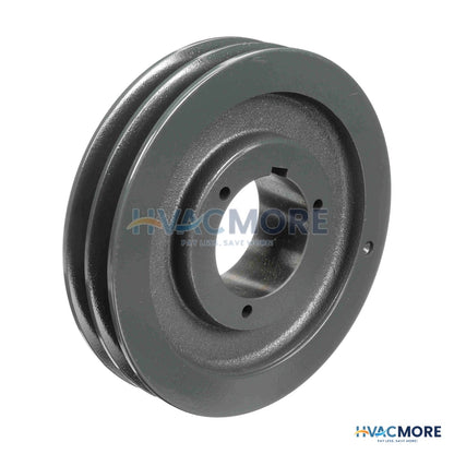 Browning 2 Groove Cast Iron Split Taper Sheave, A, B Belt 8.35" OD 2TB80