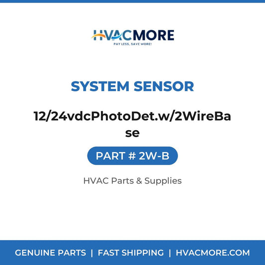 System Sensor 12/24vdcPhotoDet.w/2WireBase 2W-B