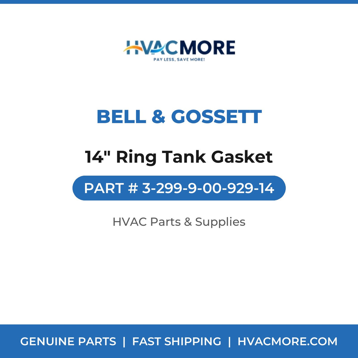 Bell & Gossett 14" Ring Tank Gasket 3-299-9-00-929-14