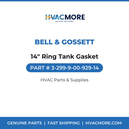 Bell & Gossett 14" Ring Tank Gasket 3-299-9-00-929-14