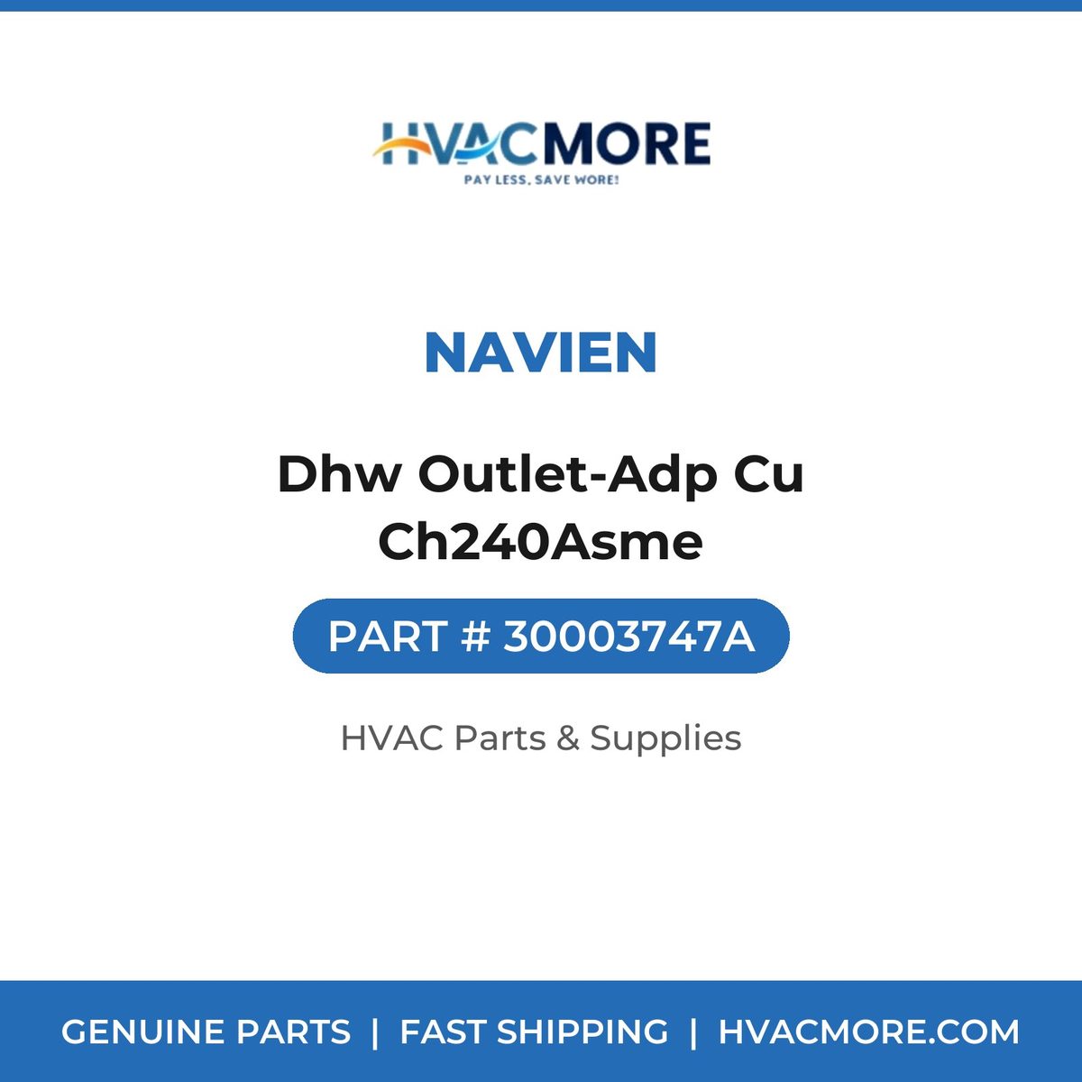 Navien Dhw Outlet-Adp Cu Ch240Asme 30003747A