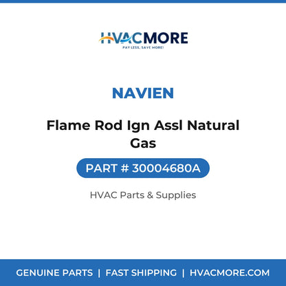 Navien Flame Rod Ign Assl Natural Gas 30004680A