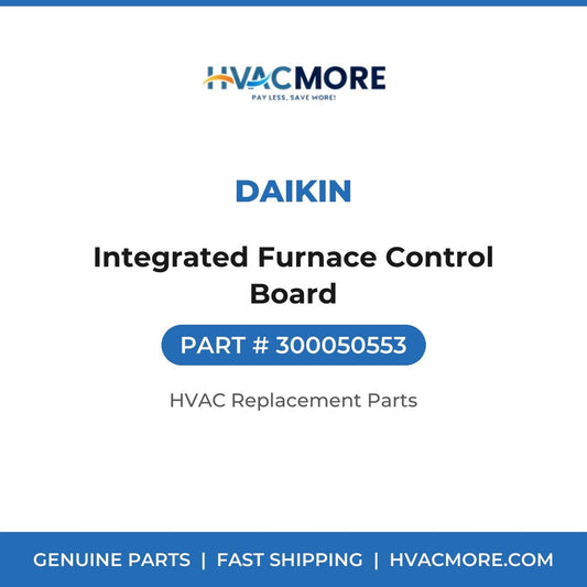 Daikin Integrated Furnace Control Board 300050553