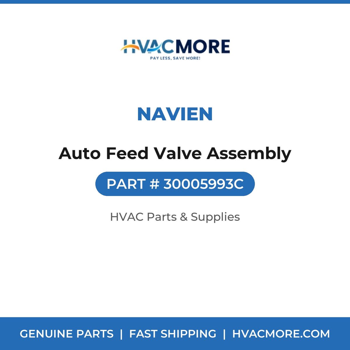 Navien Auto Feed Valve Assembly 30005993C