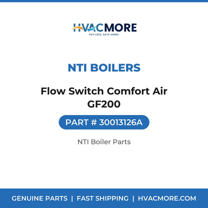 NTI Boilers Flow Switch Comfort Air GF200 30013126A
