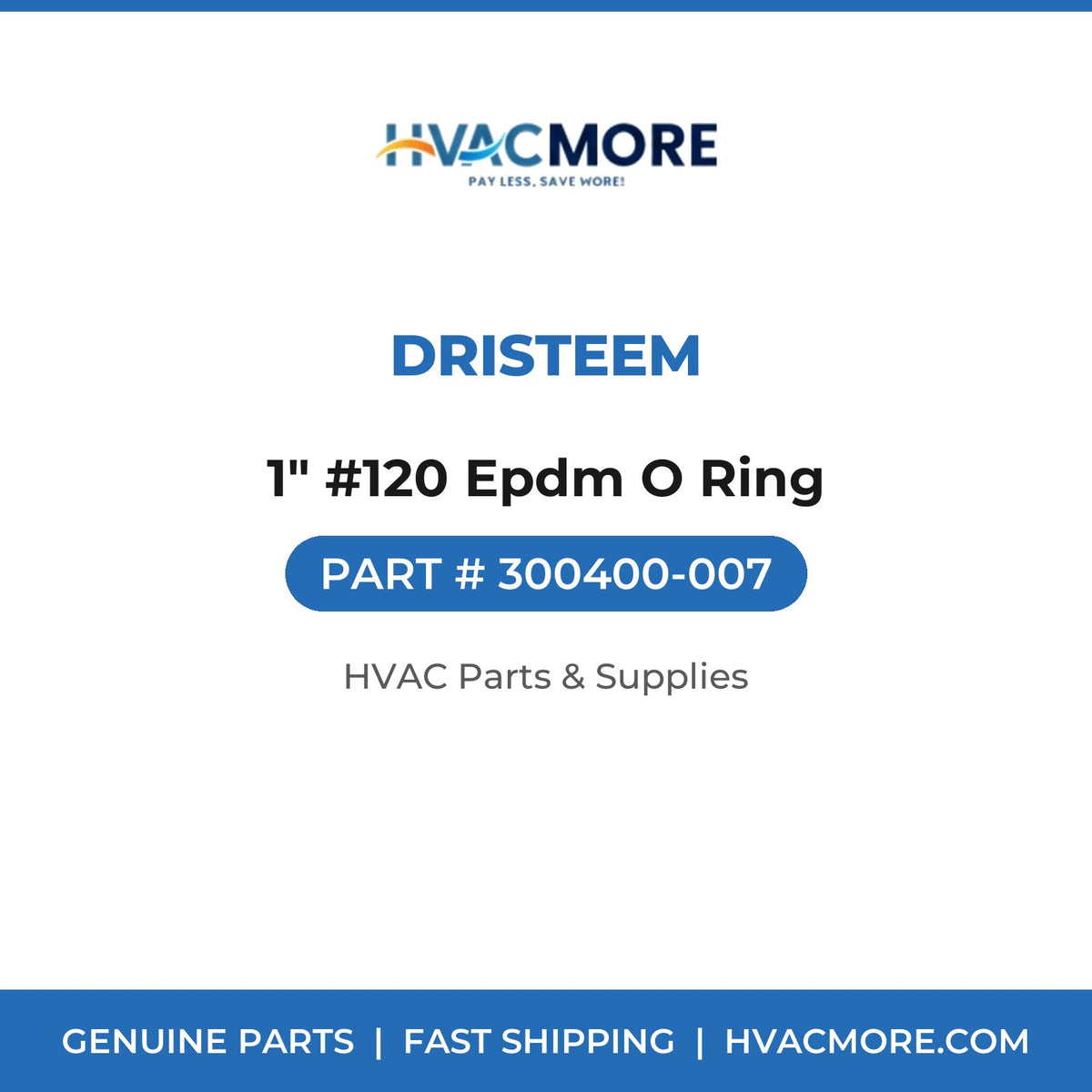 DriSteem 1" #120 Epdm O Ring 300400-007