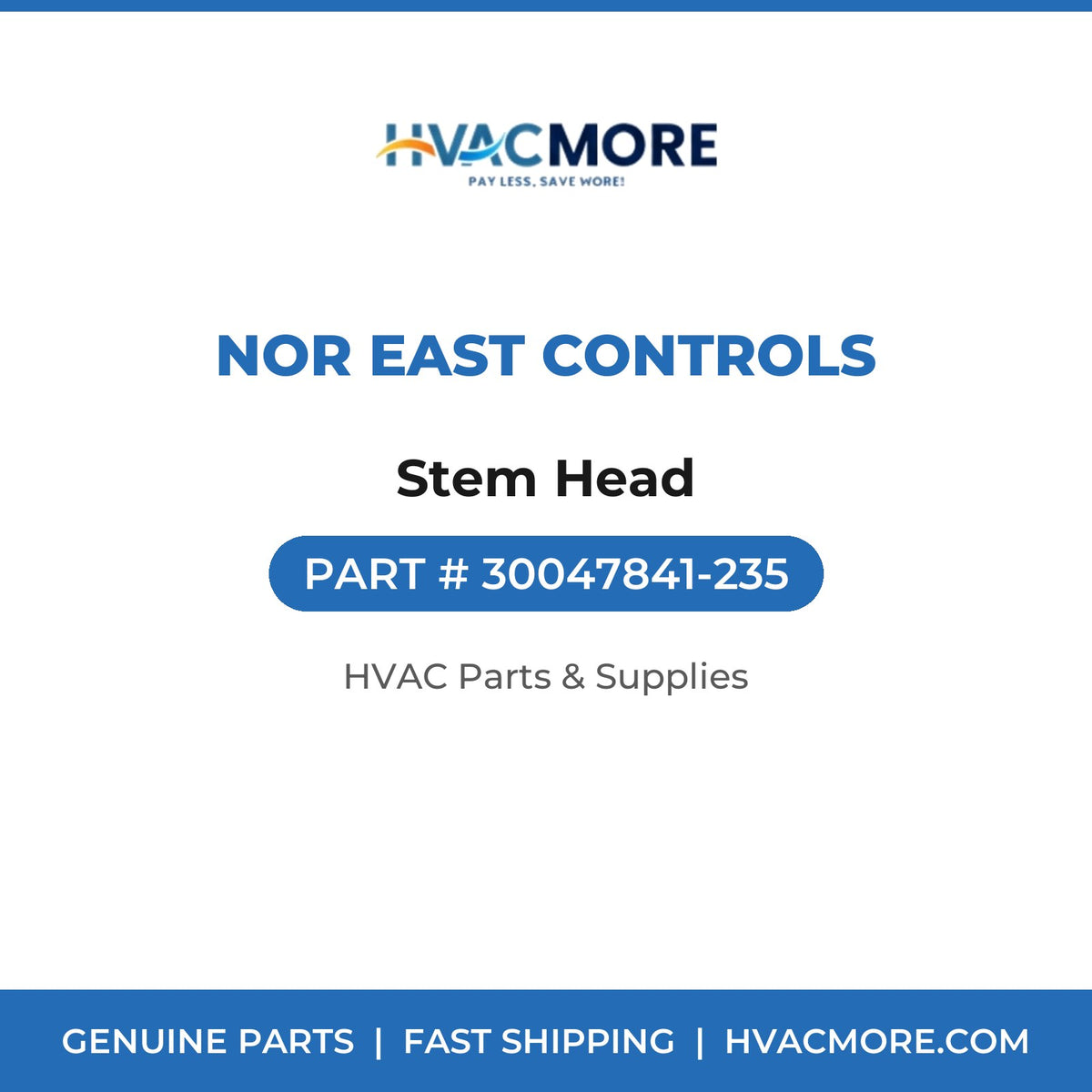 Nor East Controls Stem Head 30047841-235