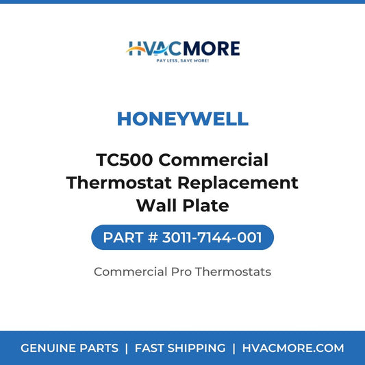 Honeywell TC500 Commercial Thermostat Replacement Wall Plate 3011-7144-001