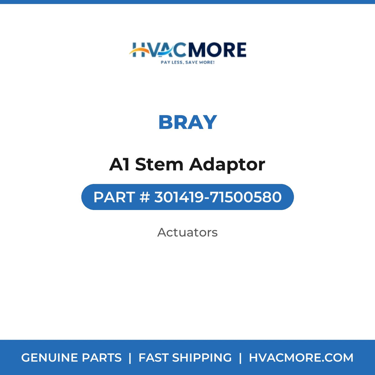 Bray A1 Stem Adaptor 301419-71500580