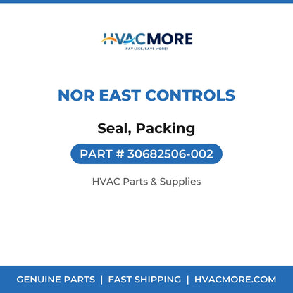 Nor East Controls Seal, Packing 30682506-002