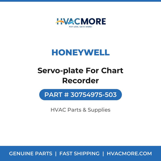 Honeywell Servo-plate For Chart Recorder 30754975-503