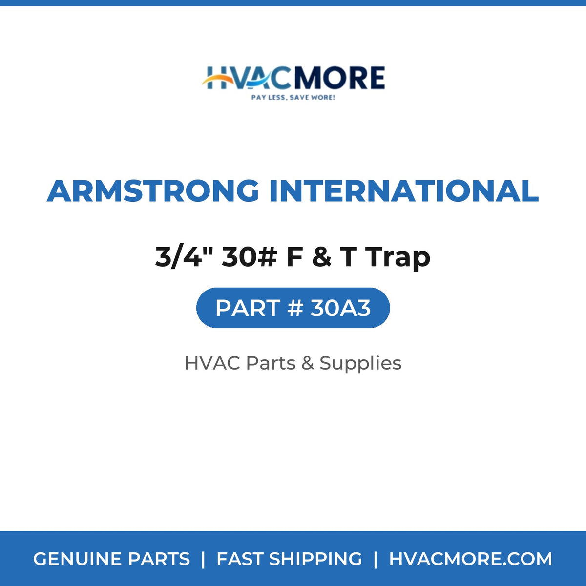 Armstrong International 3/4" 30# F & T Trap 30A3