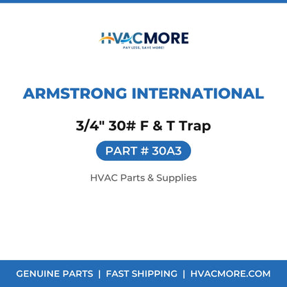Armstrong International 3/4" 30# F & T Trap 30A3
