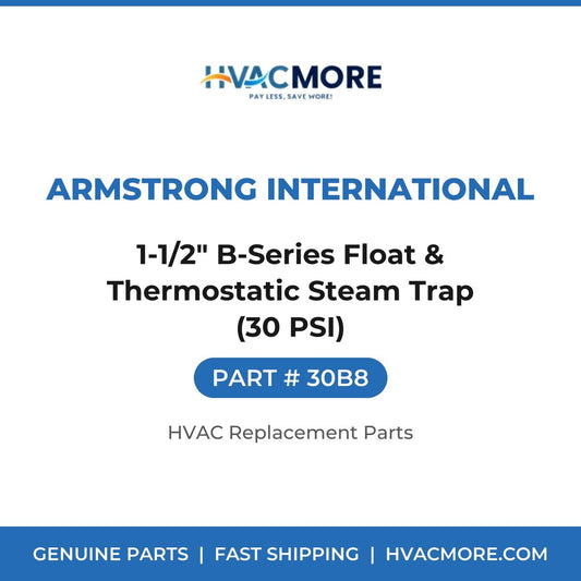 Armstrong International 1-1/2" B-Series Float & Thermostatic Steam Trap (30 PSI) 30B8