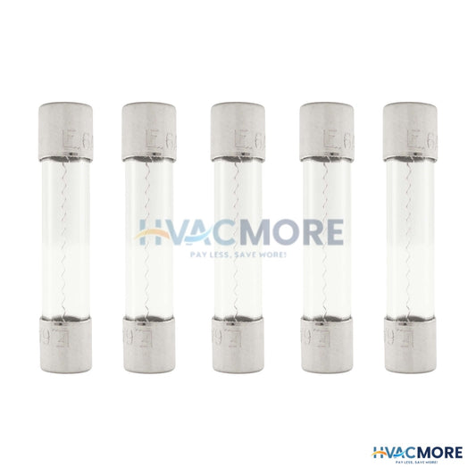 Littelfuse 6 Amp Fast-Acting, 3AG Type Glass Fuse, 250V (Pack of 5) 312006P