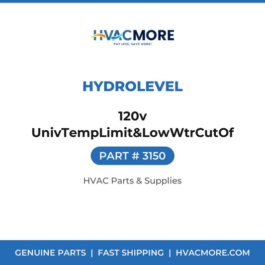 Hydrolevel 120v UnivTempLimit&LowWtrCutOf 3150
