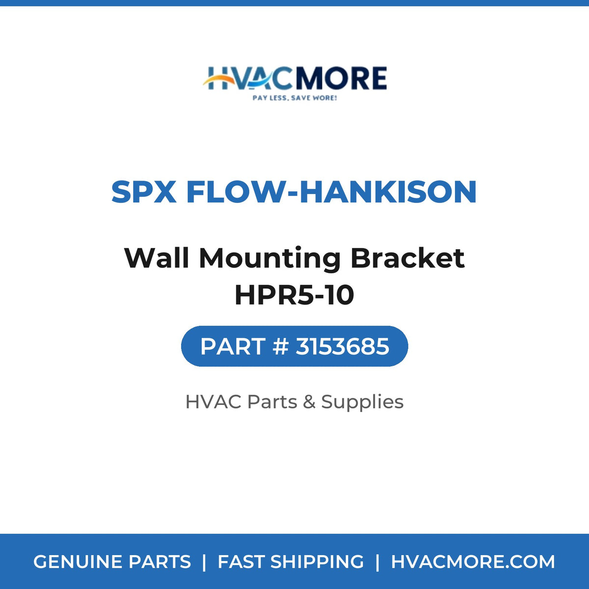 SPX Flow-Hankison Wall Mounting Bracket HPR5-10 3153685