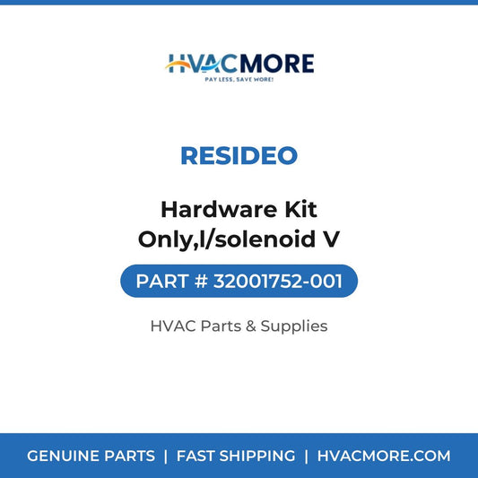 Resideo Hardware Kit Only,l/solenoid V 32001752-001