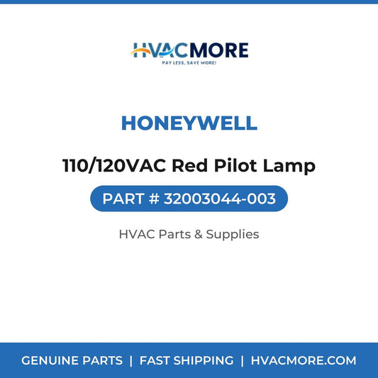Honeywell 110/120VAC Red Pilot Lamp 32003044-003