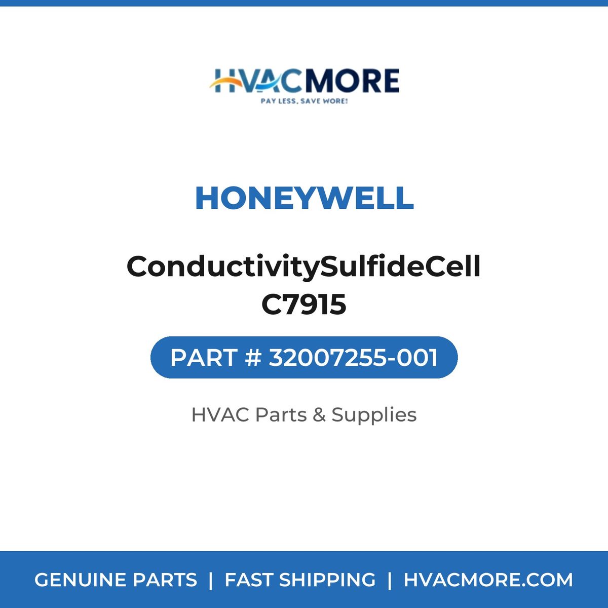 Honeywell ConductivitySulfideCell C7915 32007255-001