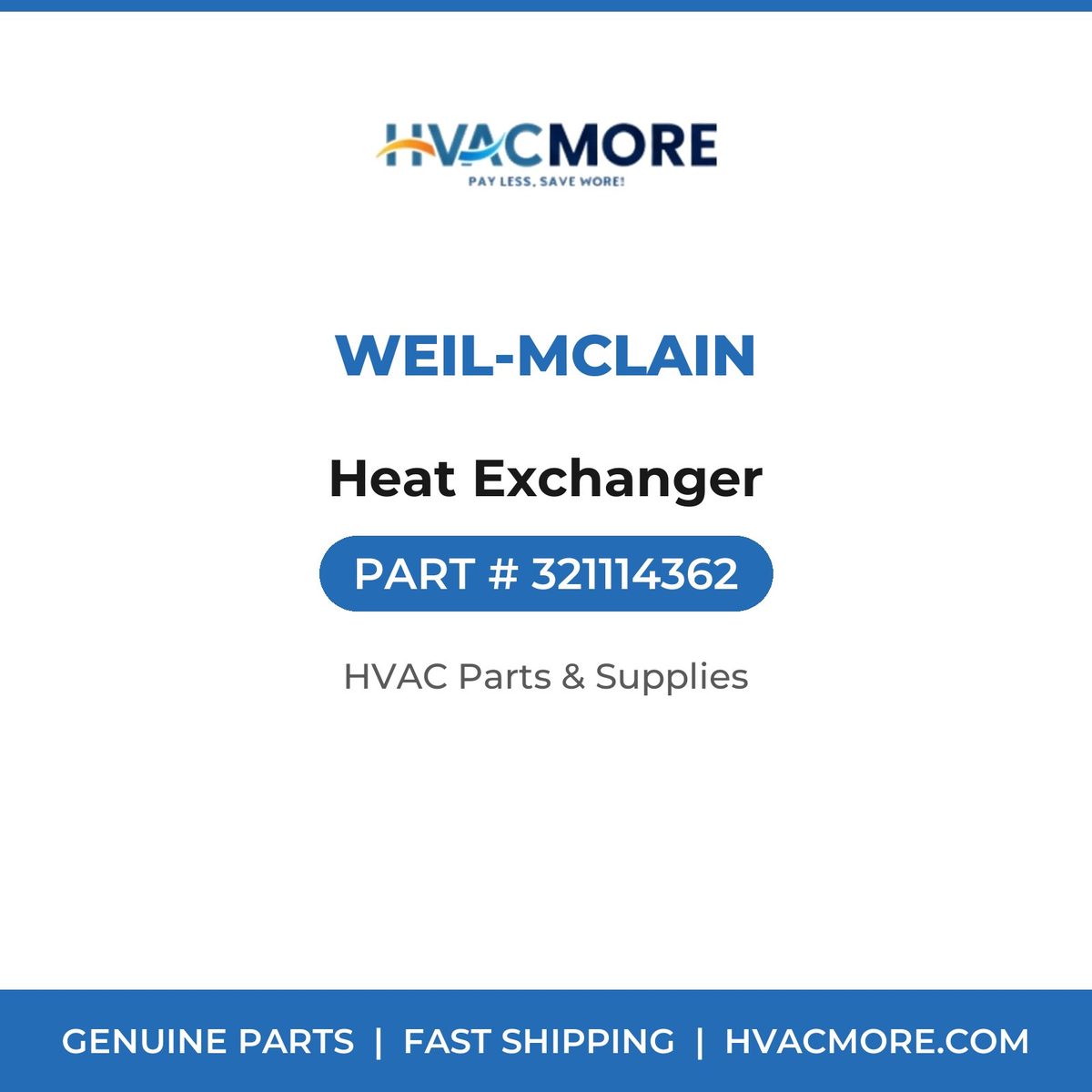 Weil-McLain Heat Exchanger 321114362
