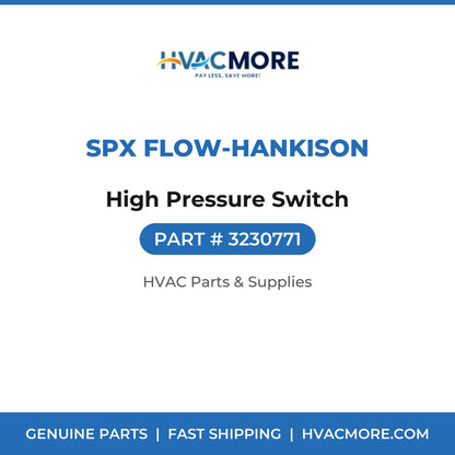 SPX Flow-Hankison High Pressure Switch 3230771