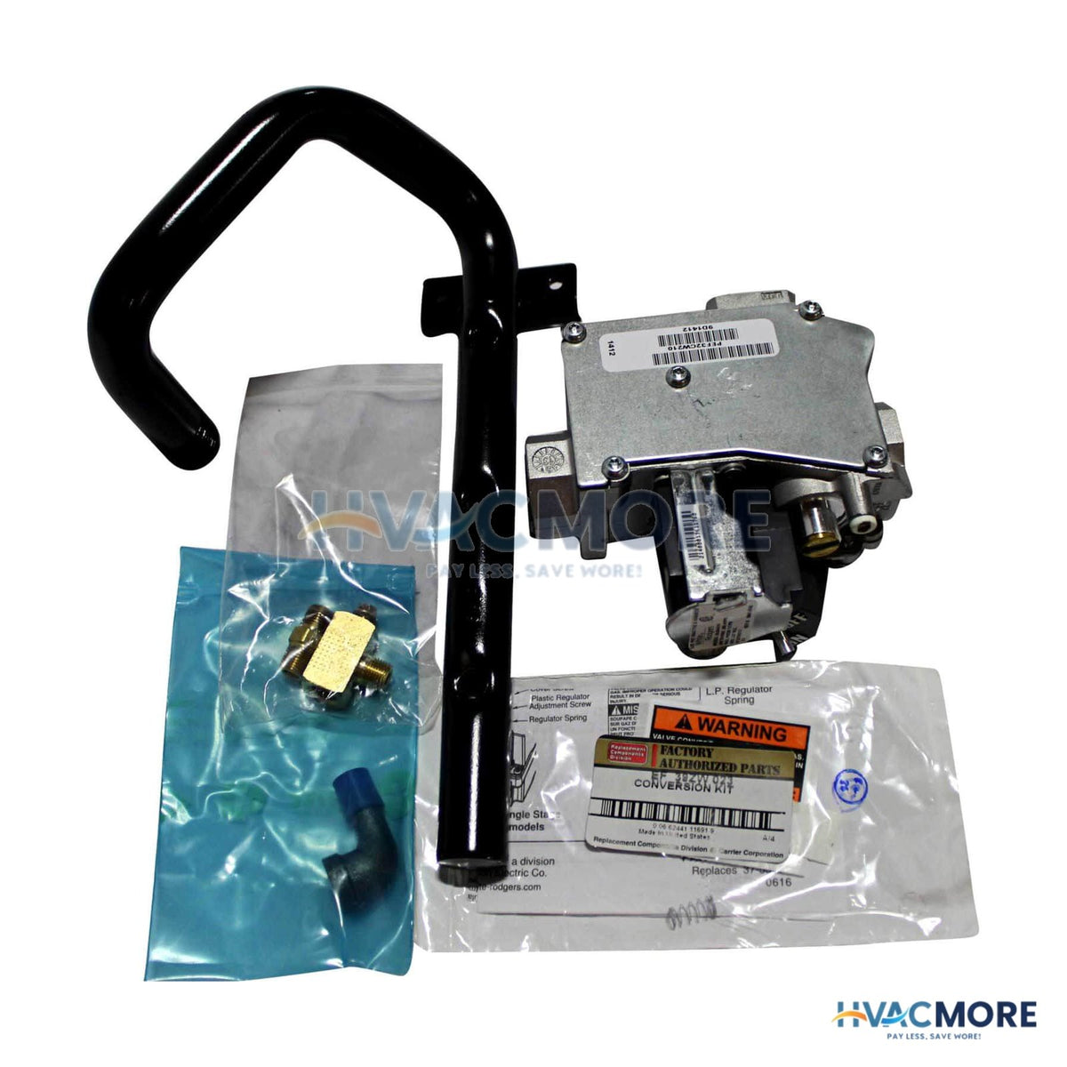 Carrier Gas Valve Kit W/ Manifold 70BTU 327972-752