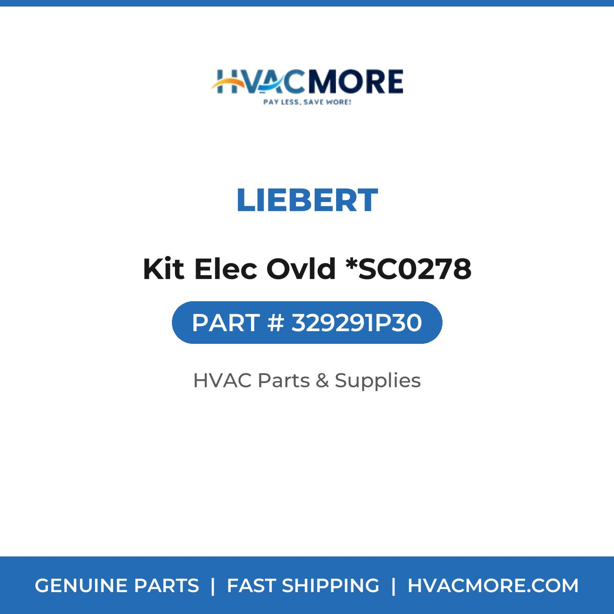 Liebert Kit Elec Ovld *SC0278 329291P30
