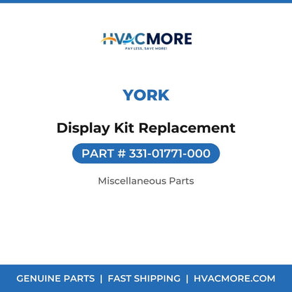 York Display Kit Replacement 331-01771-000