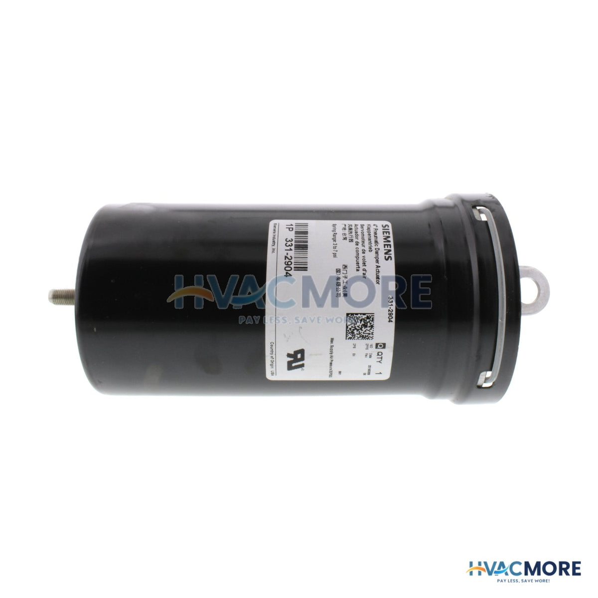 Siemens #4 Pneumatic Damper Actuator W/ Pivot Mount (3 to 7 PSI) 331-2904