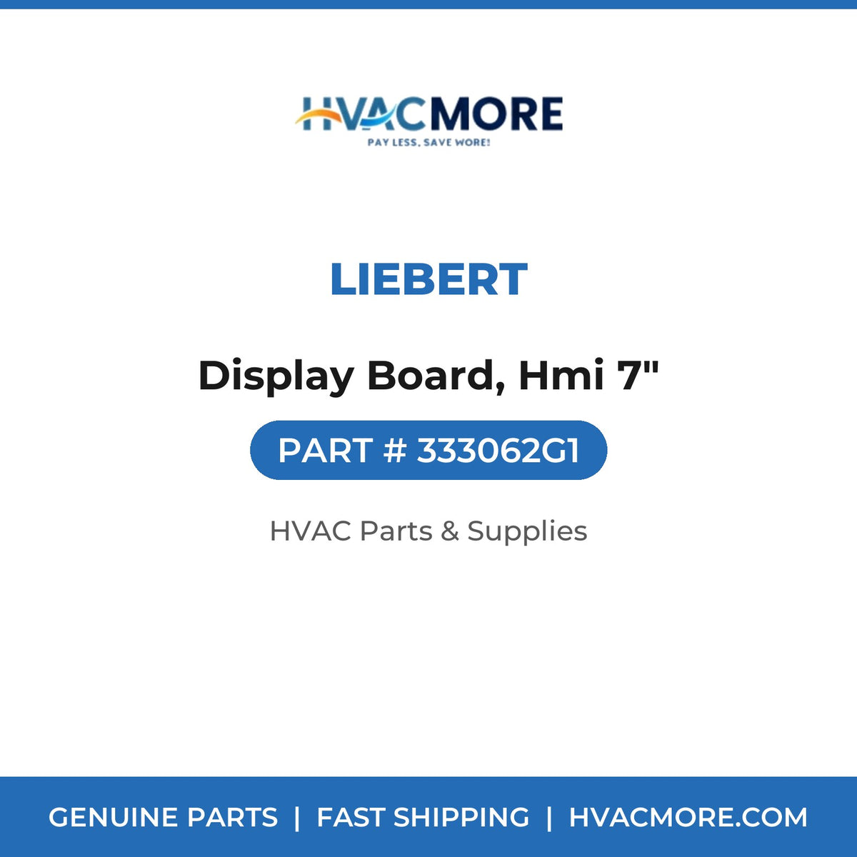 Liebert Display Board, Hmi 7" 333062G1